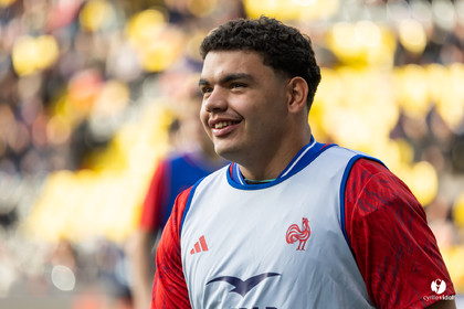 Grand chelem du XV de France U20 dans le tournoi des 6 nations après la victoire 31-28 contre l'Angleterre au Stade Marcel Deflandre de La Rochelle