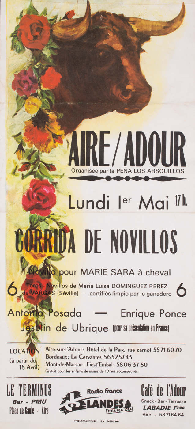 Affiches taurines Aire sur l'Adour