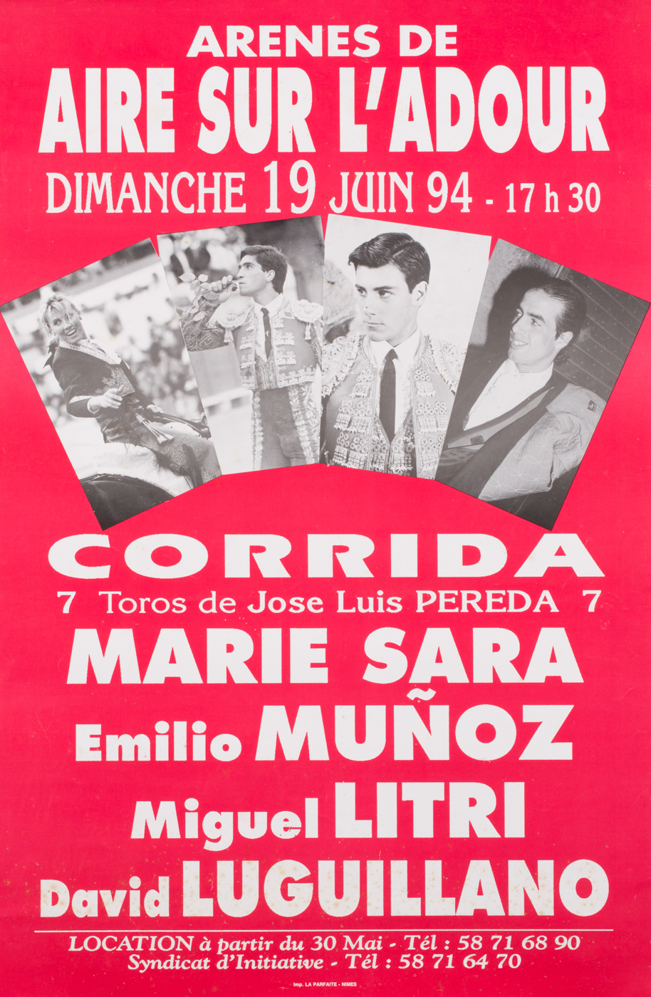 Affiches taurines Aire sur l'Adour