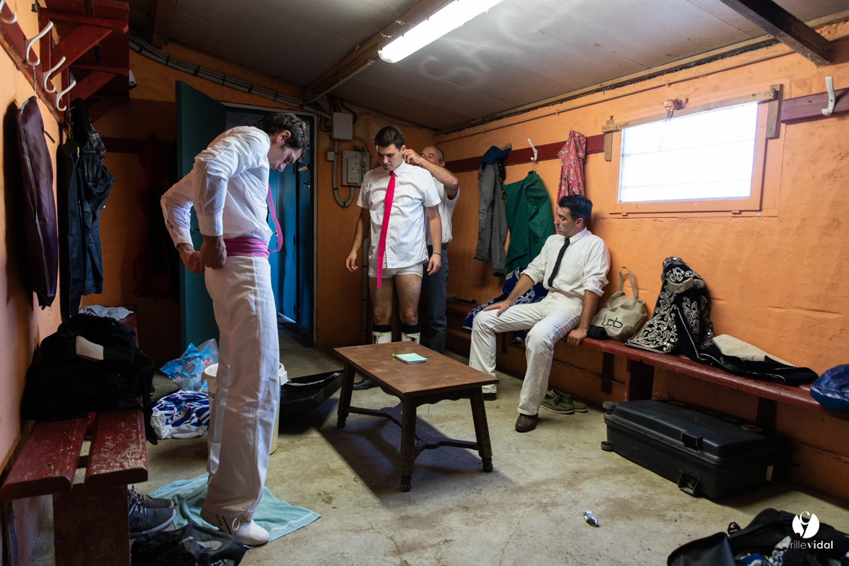 Course landaise à Panjas