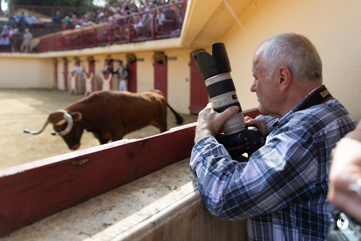 Course landaise Le Houga Ganadéria Dussau Cuadrilla Alexandre Brethes