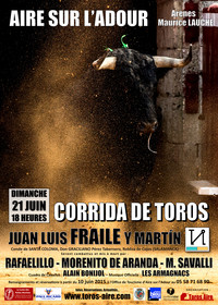 Affiches taurines Aire sur l'Adour