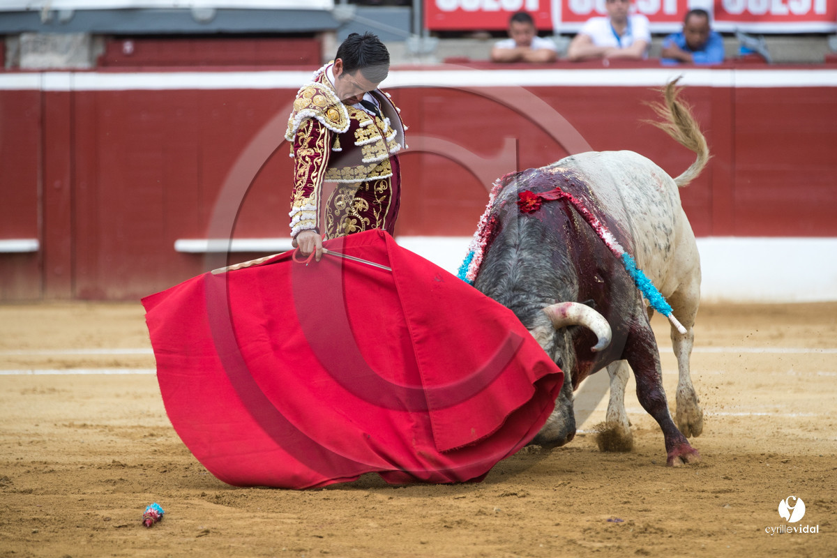 Mont-de-Marsan corrida de la Quinta pour Juan Bautista - Emilio de Justo - Thomas DUFAU