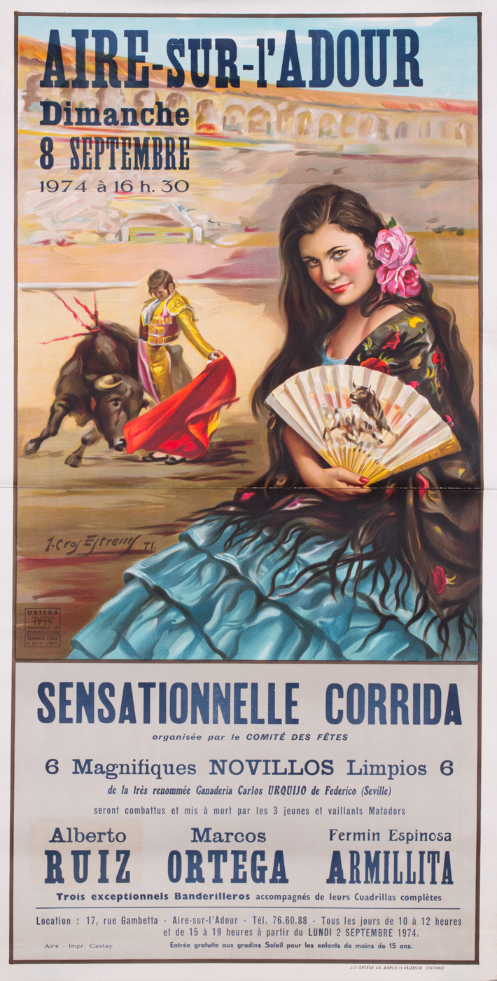 Affiches taurines Aire sur l'Adour