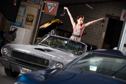 RETRO GARAGE shooting Pin-Up