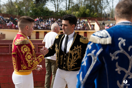 Course landaise Le Houga Ganadéria Dussau Cuadrilla Alexandre Brethes