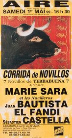 Affiches taurines Aire sur l'Adour