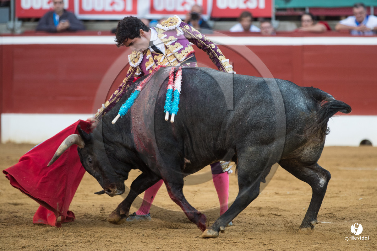 Mont-de-Marsan corrida de la Quinta pour Juan Bautista - Emilio de Justo - Thomas DUFAU