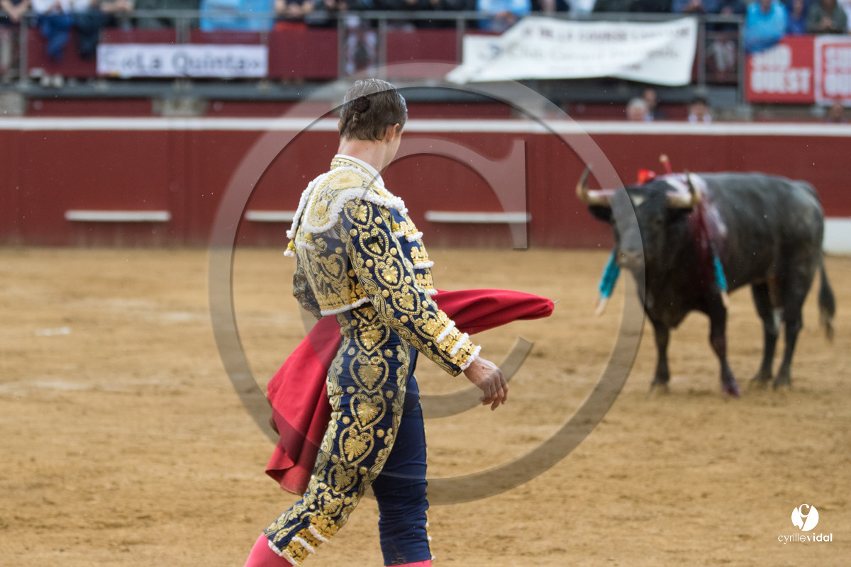 Mont-de-Marsan corrida de la Quinta pour Juan Bautista - Emilio de Justo - Thomas DUFAU