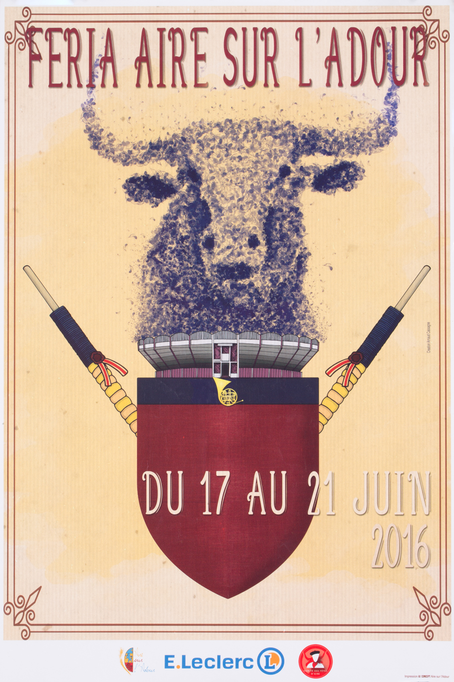 Affiches taurines Aire sur l'Adour