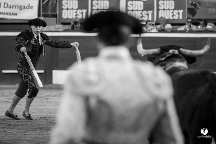 Mont-de-Marsan corrida de Dolores Aguirre pour Octavio Chacon - Pepe Moral - Juan Léal