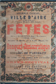 Affiches taurines Aire sur l'Adour