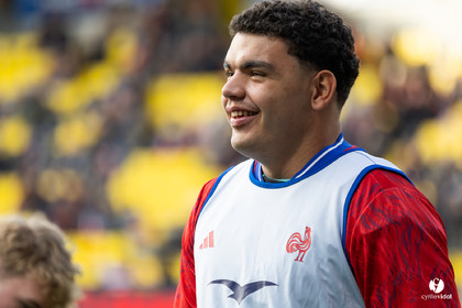 Grand chelem du XV de France U20 dans le tournoi des 6 nations après la victoire 31-28 contre l'Angleterre au Stade Marcel Deflandre de La Rochelle