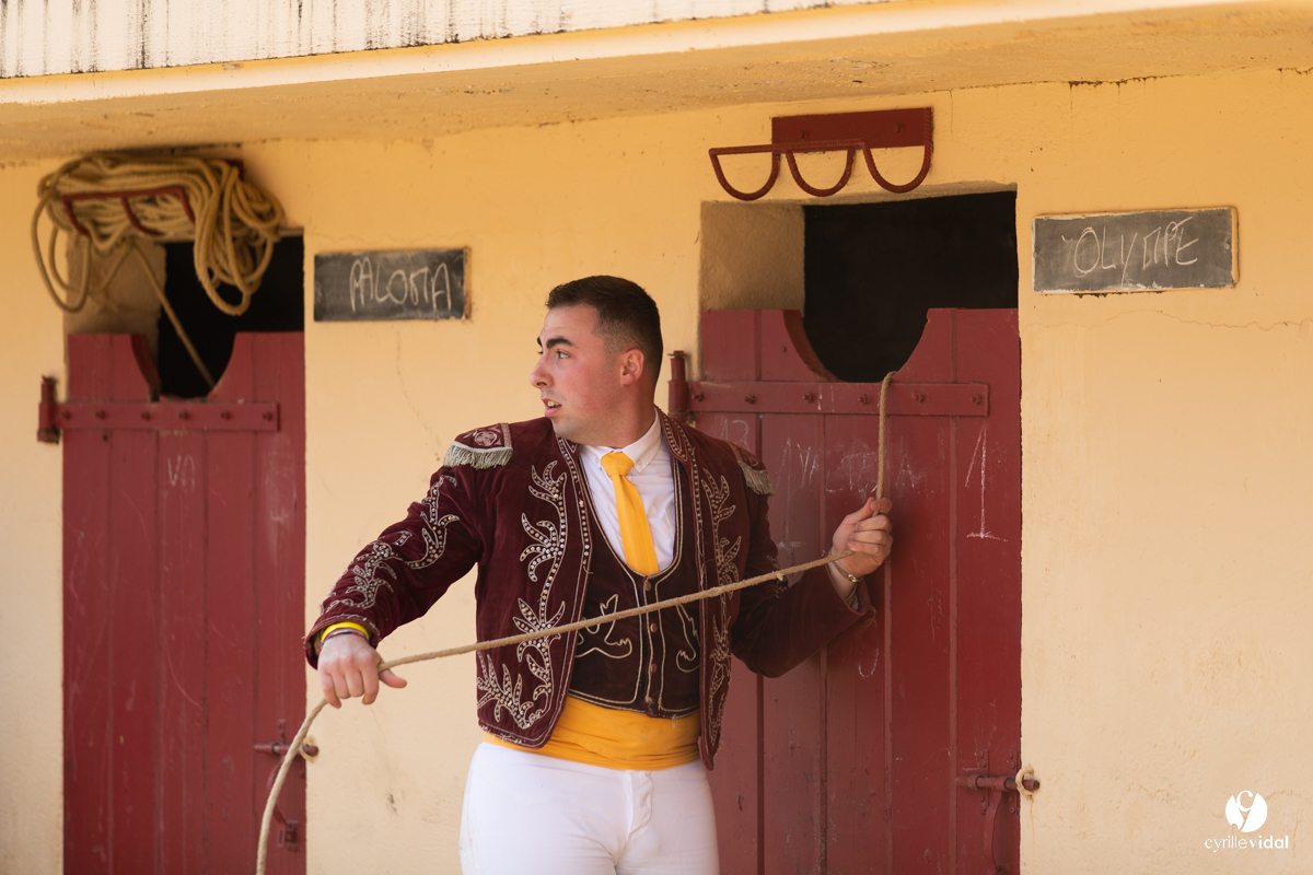 Course landaise Le Houga Ganadéria Dussau Cuadrilla Alexandre Brethes