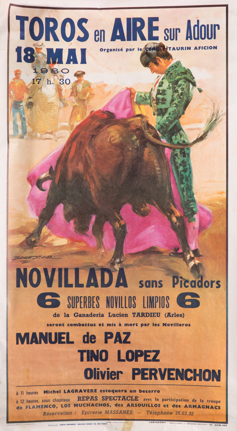 Affiches taurines Aire sur l'Adour