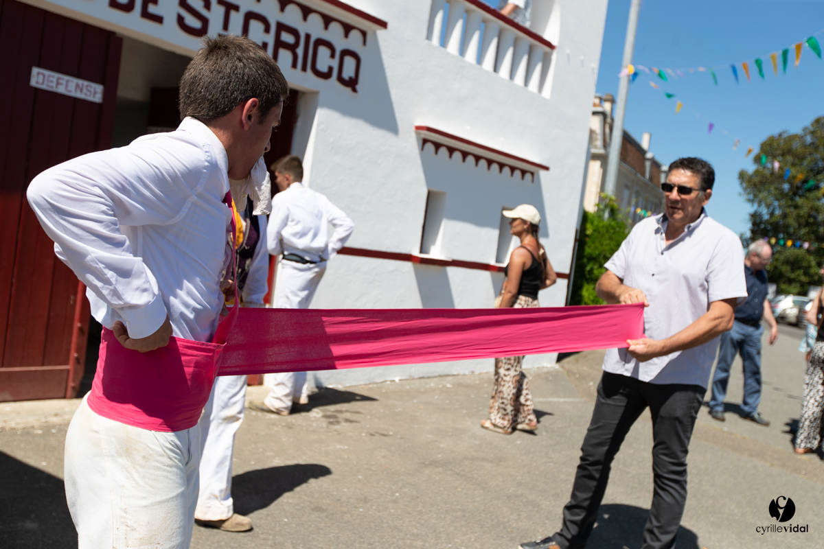 Saint-Cricq Chalosse course landaise de promotion Ganadéria Deyris Cuadrilla Jérémy Lafitte