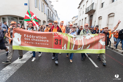 Manifestation chasses traditionnelles à Mont-de-Marsan
