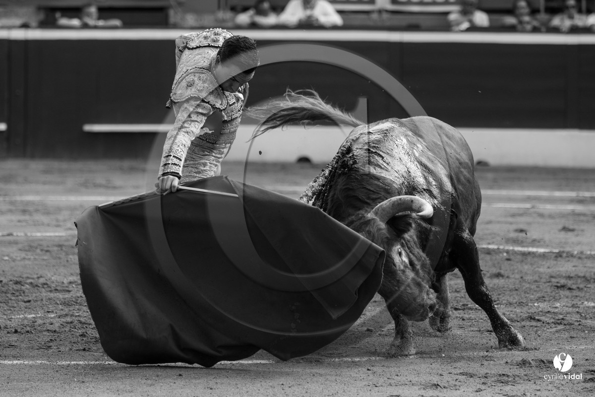 Mont-de-Marsan corrida de Dolores Aguirre pour Octavio Chacon - Pepe Moral - Juan Léal