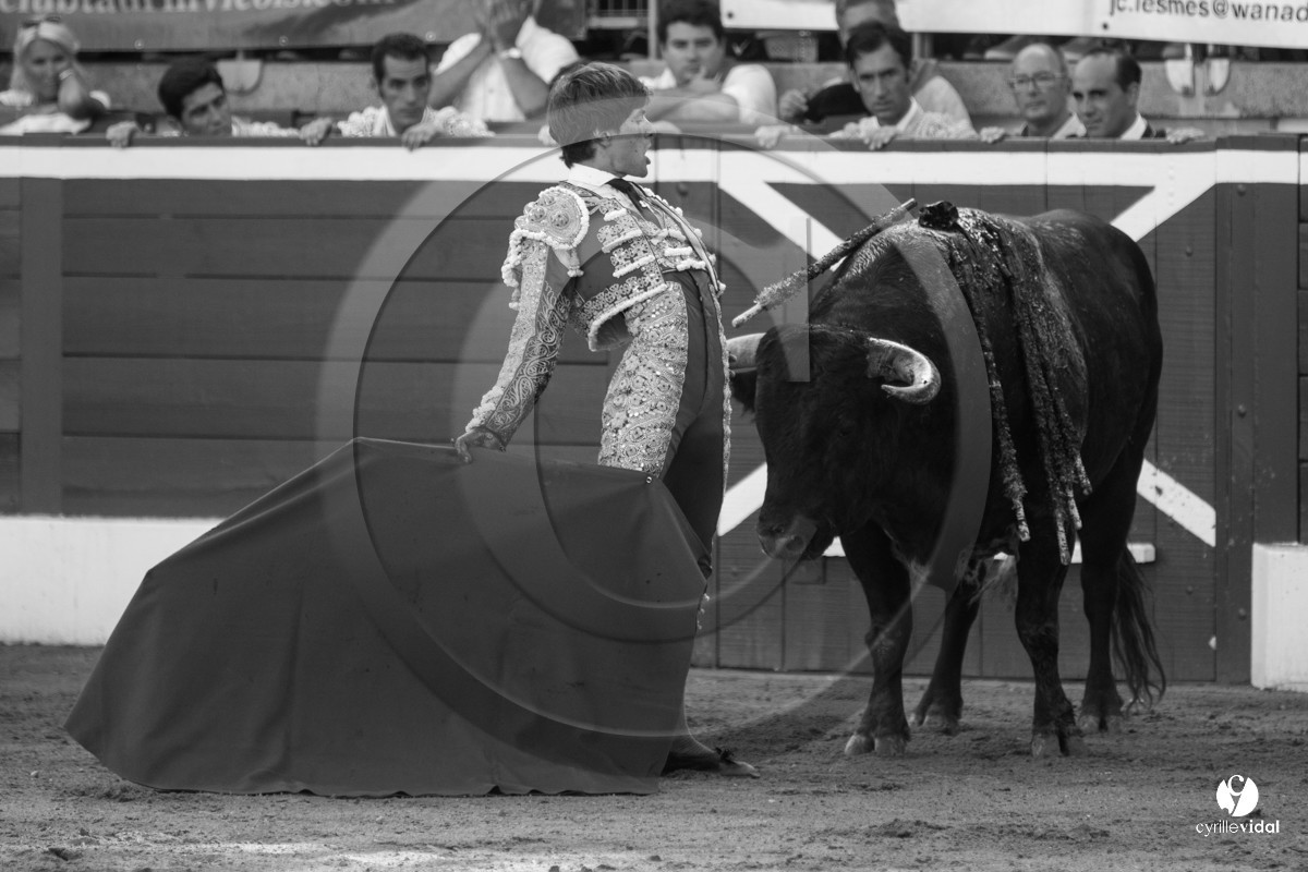 Mont-de-Marsan corrida de Dolores Aguirre pour Octavio Chacon - Pepe Moral - Juan Léal