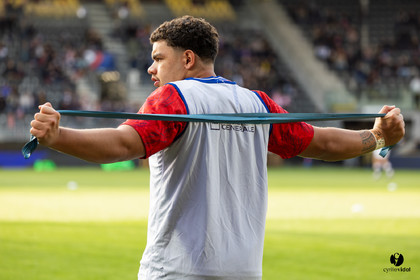 Grand chelem du XV de France U20 dans le tournoi des 6 nations après la victoire 31-28 contre l'Angleterre au Stade Marcel Deflandre de La Rochelle