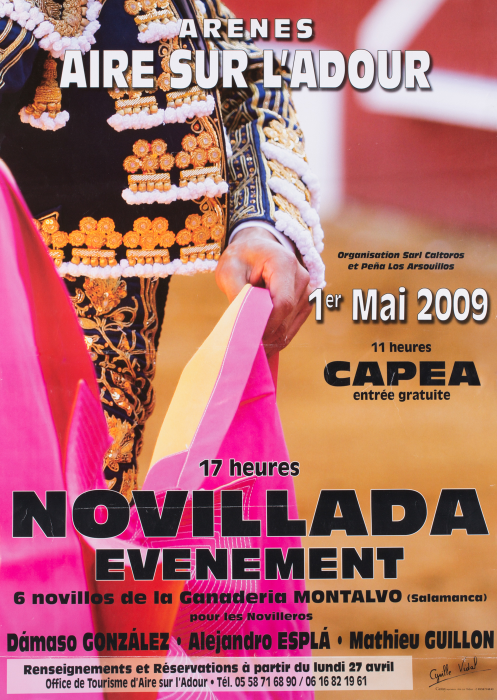 Affiches taurines Aire sur l'Adour