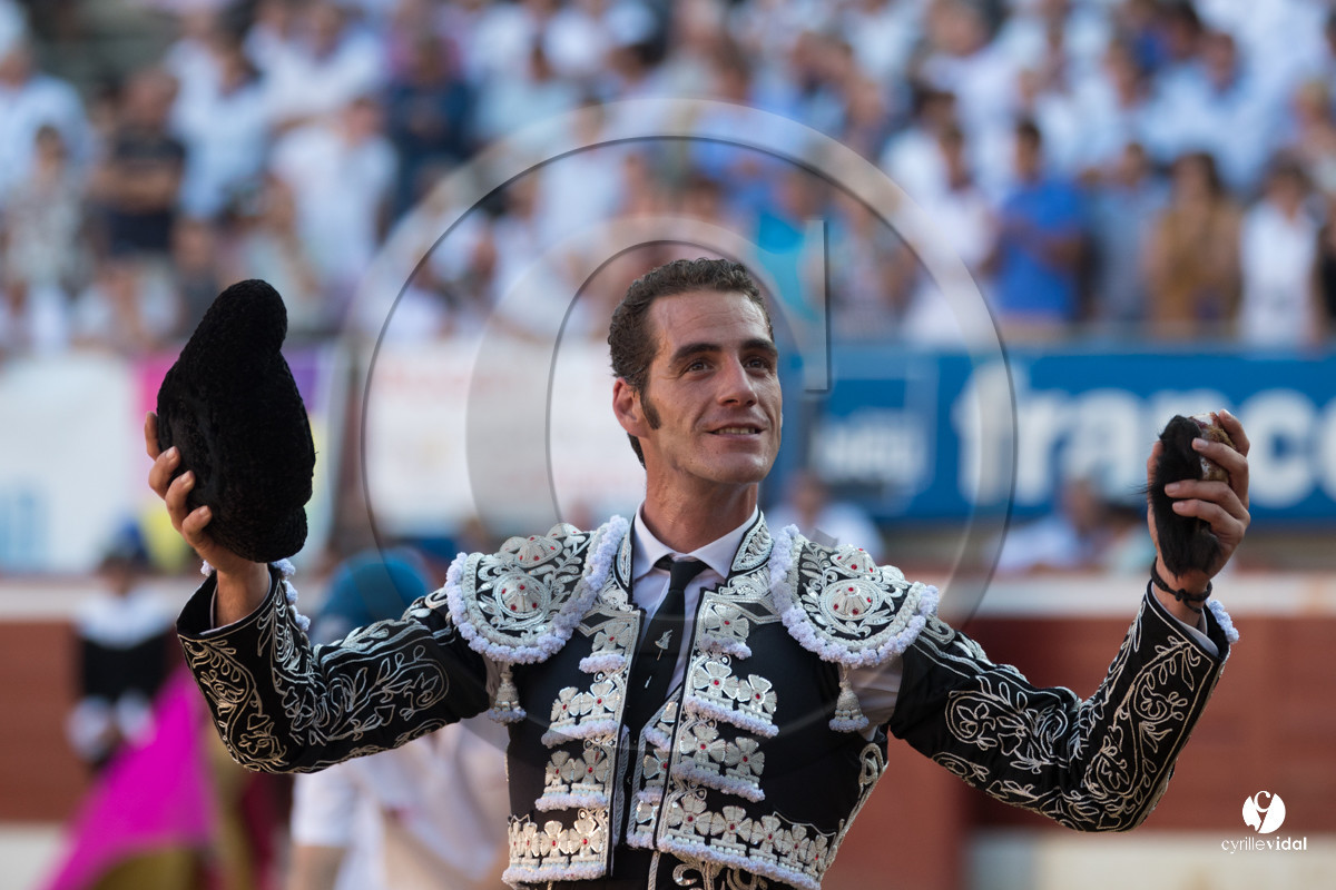 Mont-de-Marsan corrida de Dolores Aguirre pour Octavio Chacon - Pepe Moral - Juan Léal
