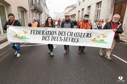 Manifestation chasses traditionnelles à Mont-de-Marsan