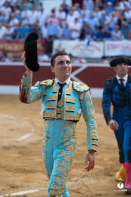 Mont-de-Marsan corrida de Dolores Aguirre pour Octavio Chacon - Pepe Moral - Juan Léal