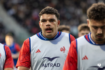 Grand chelem du XV de France U20 dans le tournoi des 6 nations après la victoire 31-28 contre l'Angleterre au Stade Marcel Deflandre de La Rochelle