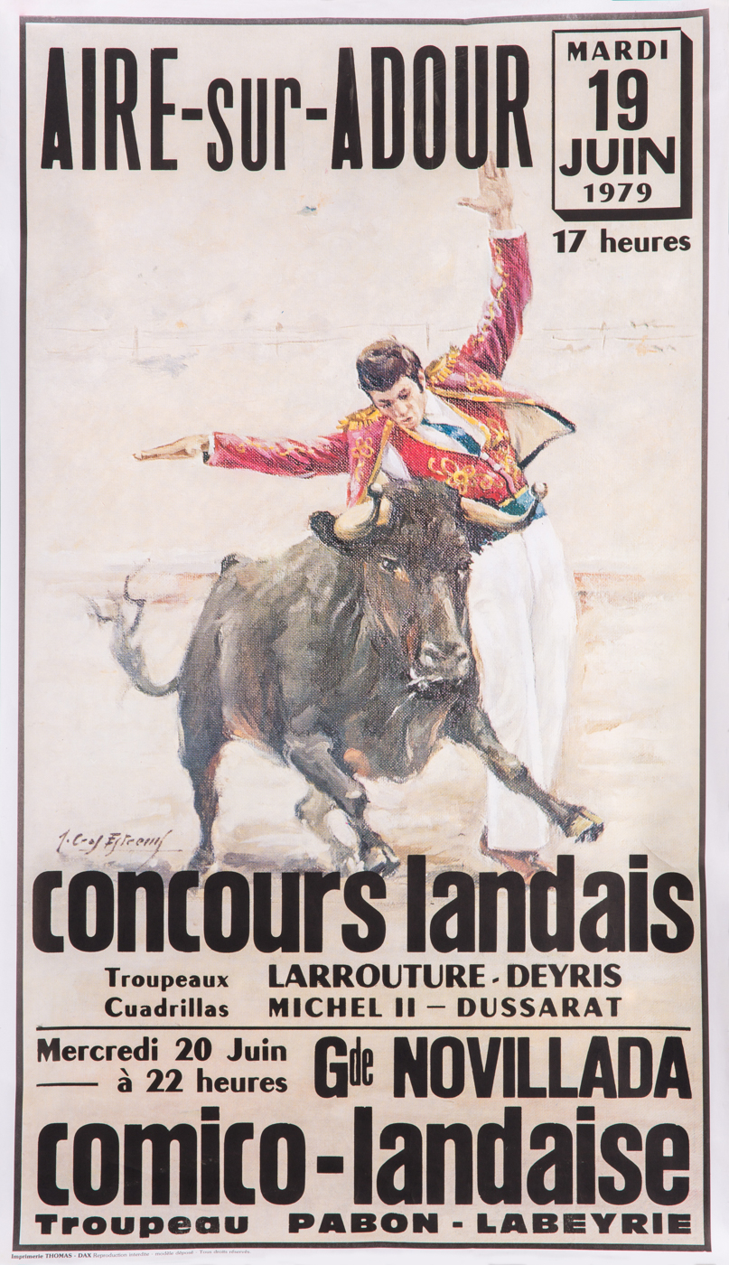Affiches taurines Aire sur l'Adour