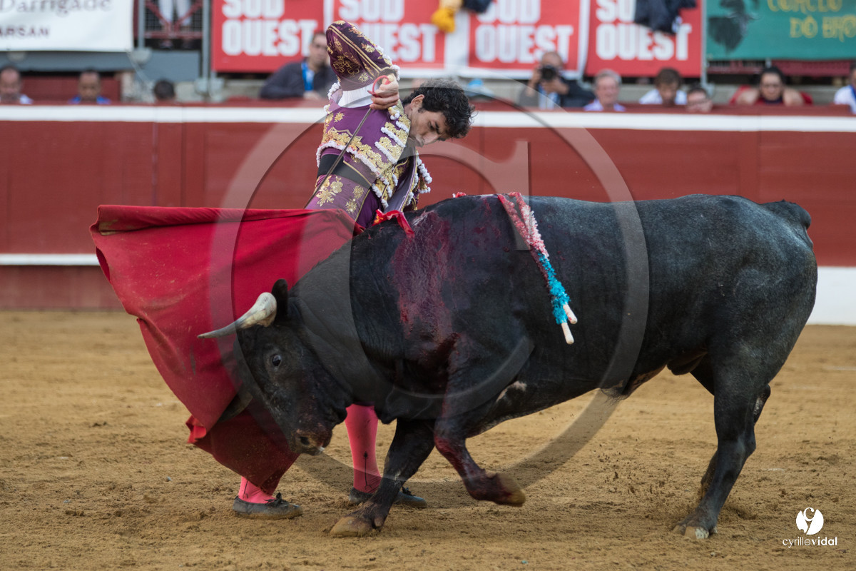 Mont-de-Marsan corrida de la Quinta pour Juan Bautista - Emilio de Justo - Thomas DUFAU