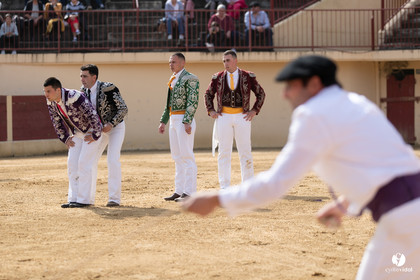 Course landaise Le Houga Ganadéria Dussau Cuadrilla Alexandre Brethes