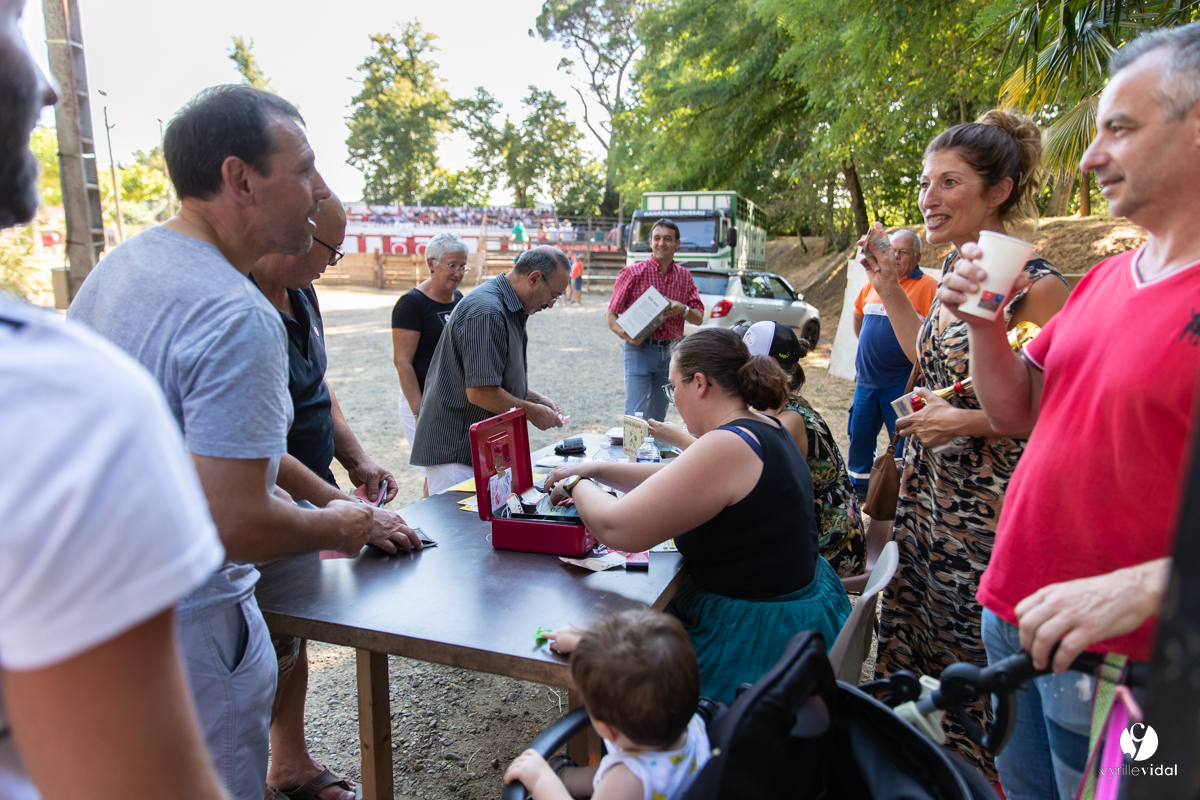 Course landaise à Panjas