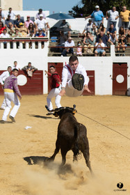 Saint-Cricq Chalosse course landaise de promotion Ganadéria Deyris Cuadrilla Jérémy Lafitte