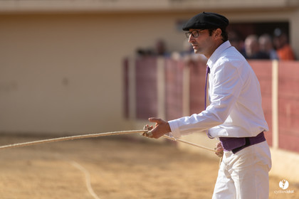 Course landaise Le Houga Ganadéria Dussau Cuadrilla Alexandre Brethes