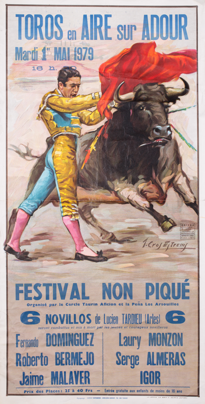 Affiches taurines Aire sur l'Adour