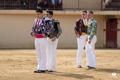 Course landaise Le Houga Ganadéria Dussau Cuadrilla Alexandre Brethes