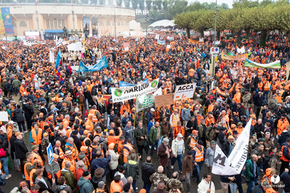 Manifestation chasses traditionnelles à Mont-de-Marsan