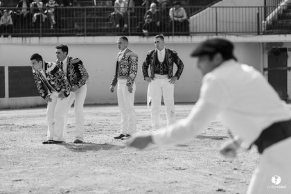 Course landaise Le Houga Ganadéria Dussau Cuadrilla Alexandre Brethes