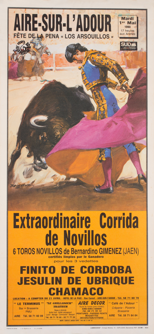 Affiches taurines Aire sur l'Adour