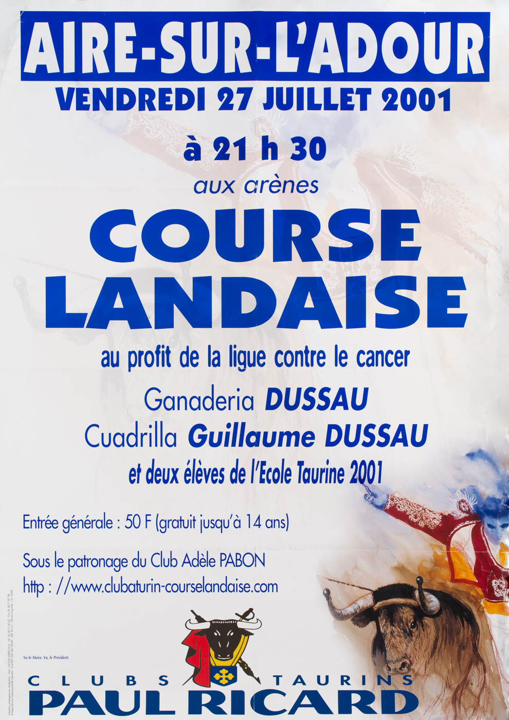 Affiches taurines Aire sur l'Adour