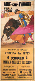 Affiches taurines Aire sur l'Adour