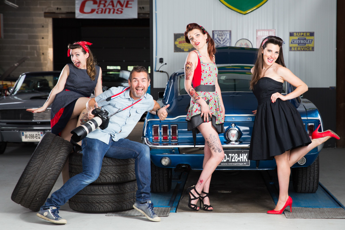 RETRO GARAGE shooting Pin-Up