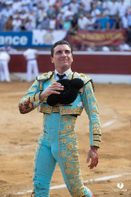 Mont-de-Marsan corrida de Dolores Aguirre pour Octavio Chacon - Pepe Moral - Juan Léal