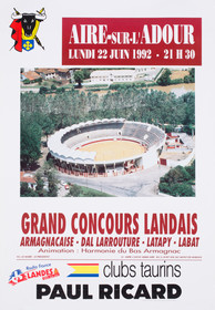 Affiches taurines Aire sur l'Adour