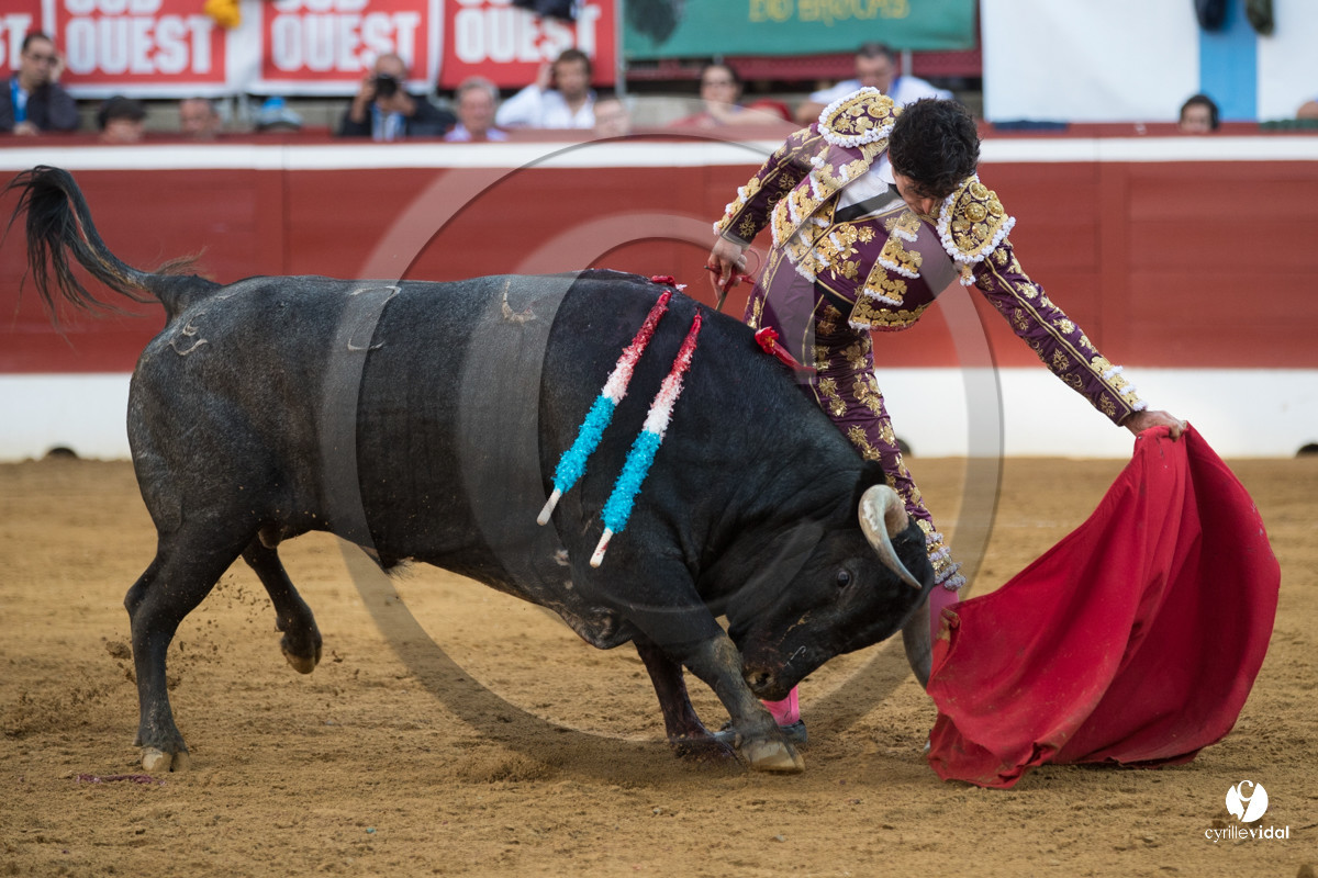 Mont-de-Marsan corrida de la Quinta pour Juan Bautista - Emilio de Justo - Thomas DUFAU