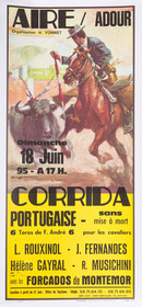 Affiches taurines Aire sur l'Adour