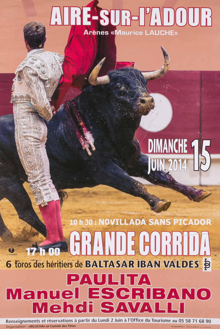 Affiches taurines Aire sur l'Adour