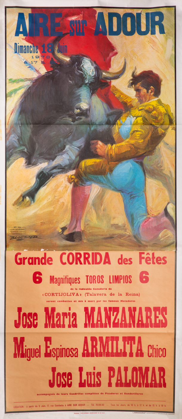 Affiches taurines Aire sur l'Adour