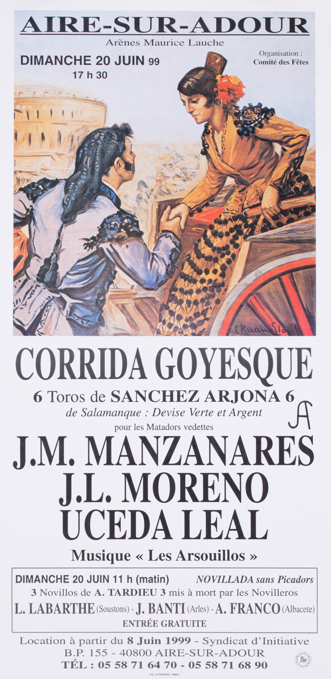 Affiches taurines Aire sur l'Adour